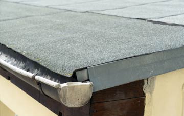 repair or replace Rhostyllen flat roofing?