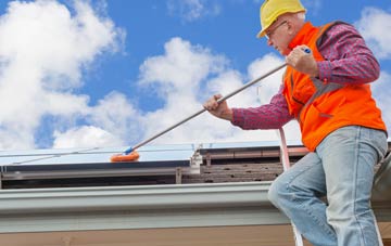 Rhostyllen soft wash roof cleaning